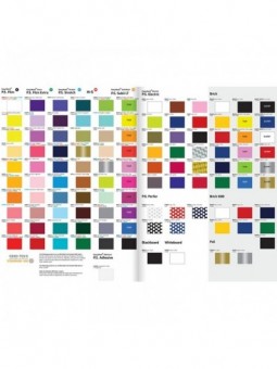 Kleurenkaart siser flexen en flock