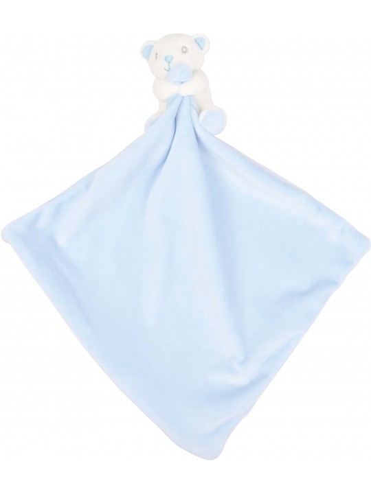 MM700 - Plat knuffeldoekje dier blauw