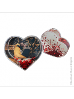 Sublimatie shake hartje 90*95 mm