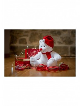 MM573 - Knuffel met rits kerstbeer
