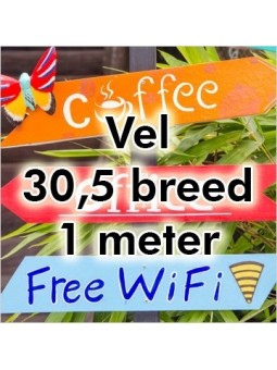 mat vinyl per meter 30 cm breed