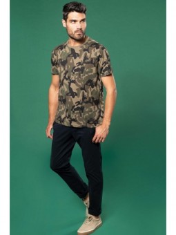 K3030 - T-shirt camo korte mouwen