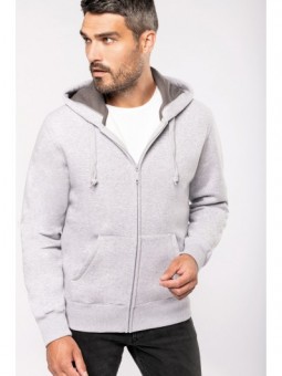 K444 - Hooded sweater met rits