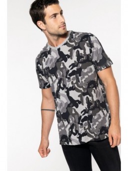 K3030 - T-shirt camo korte...