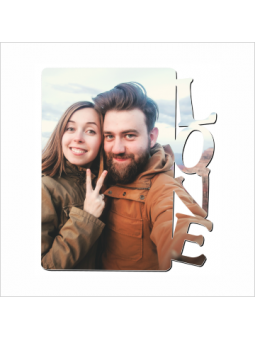 2 stuks fotostandaard Love