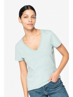 NS334 - T-shirt met V-hals...