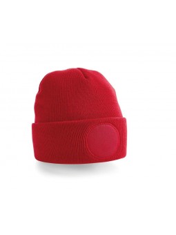 B446 Circular Patch Beanie