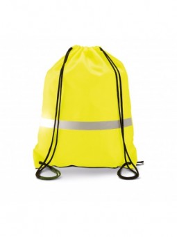 KI0109 - FLUORISEREND RUGZAKJE geel